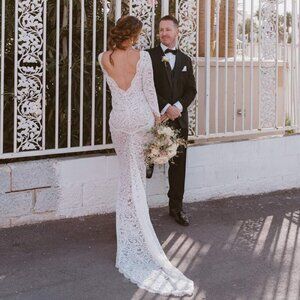 Grace Loves Lace “Orla” Wedding Dress – Ivory, US 4 (AU 8)
